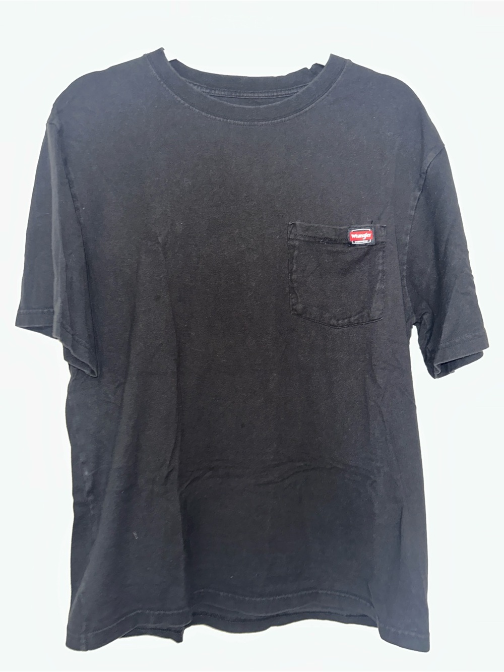 Wrangler Black Short-Sleeve Pocket Tee